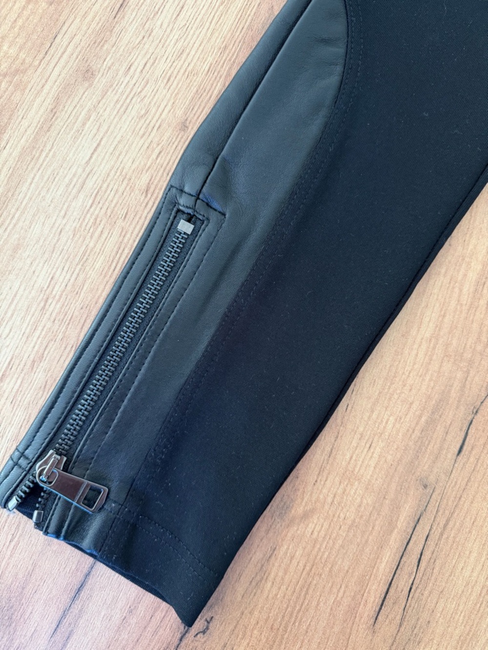 Burberry London Riding Pants with Genuine Leather Panels - Picture 3 of 5